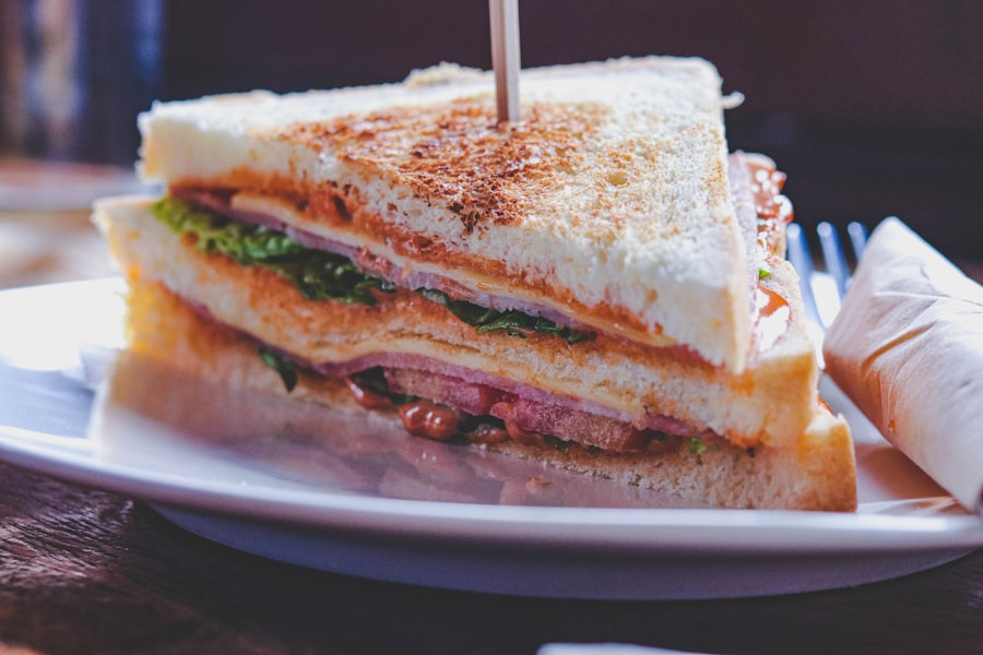 Classic Halal Club Sandwich